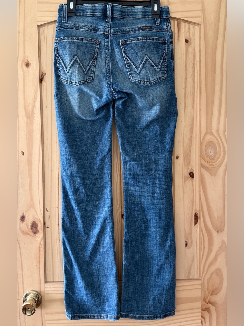 Wrangler Blue Denim Jeans - Picture 2 of 5